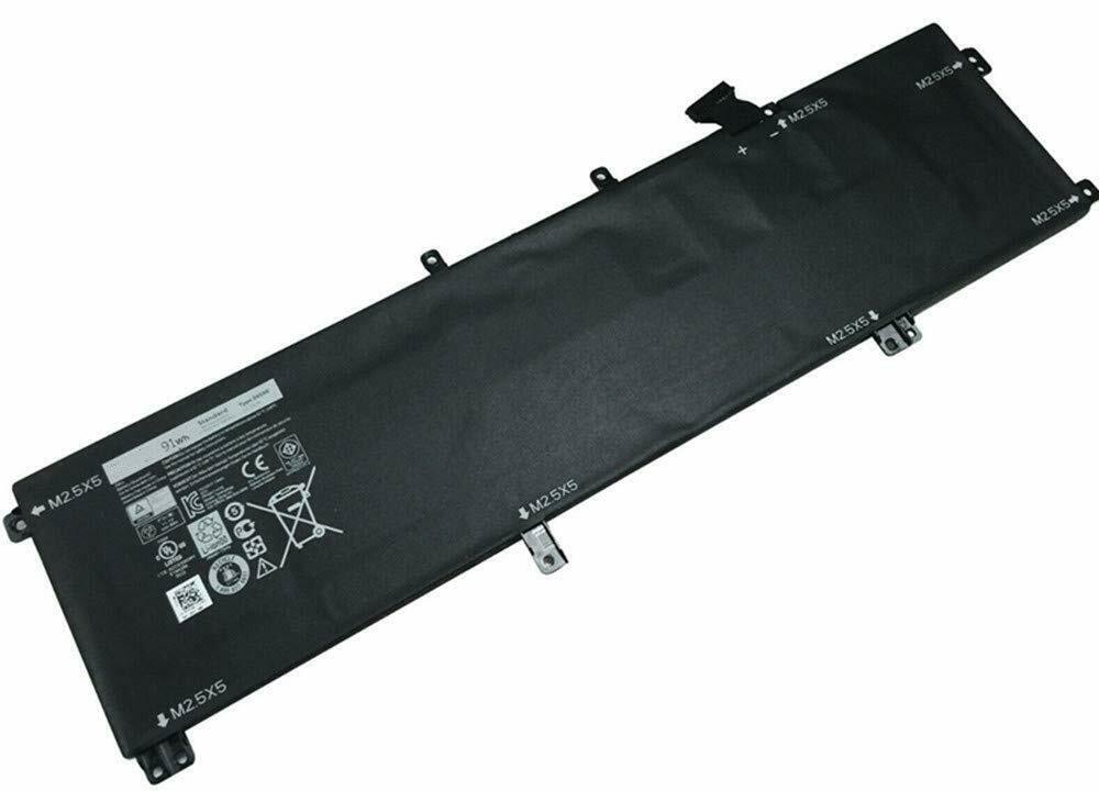 Dell XPS 15-9550 7D1WJ H76MV H76MY M2.5X5 kompatibelt batterier