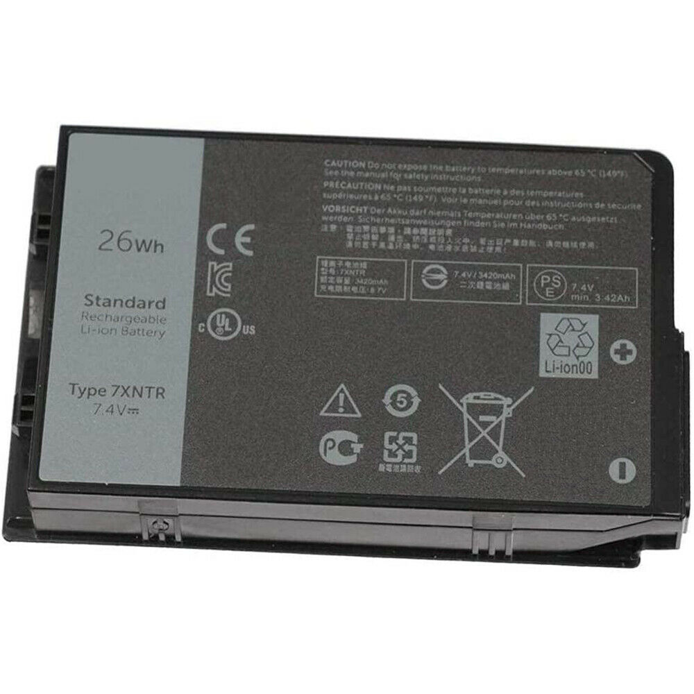 7XNTR Dell Latitude 12 7202 Rugged Tablet 0FH8RW FH8RW J7HTX 27JT0 kompatibelt batterier