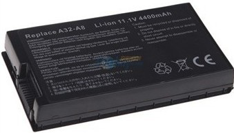 Asus A8 F8 A32-A8 X83 X83V X83Vb X83Vm F8S F80 N80 F81 N81 kompatibelt batterier