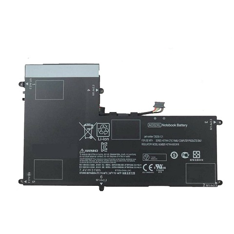 7.4V AO02XL HSTNN-UB5O 728558-005 HP ElitePad 1000 G2 kompatibelt batterier