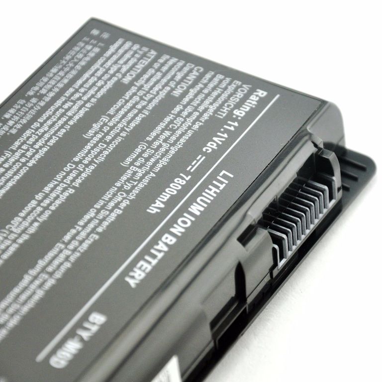 MSI GT663 GT663R GT670 GT760R GT780 GT780D kompatibelt batterier