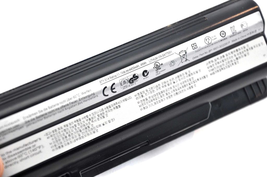 MSI Megabook CR650 CX650 FR400 FR600 FR620 FR700 BTY-S14 BTY-S15 kompatibelt batterier