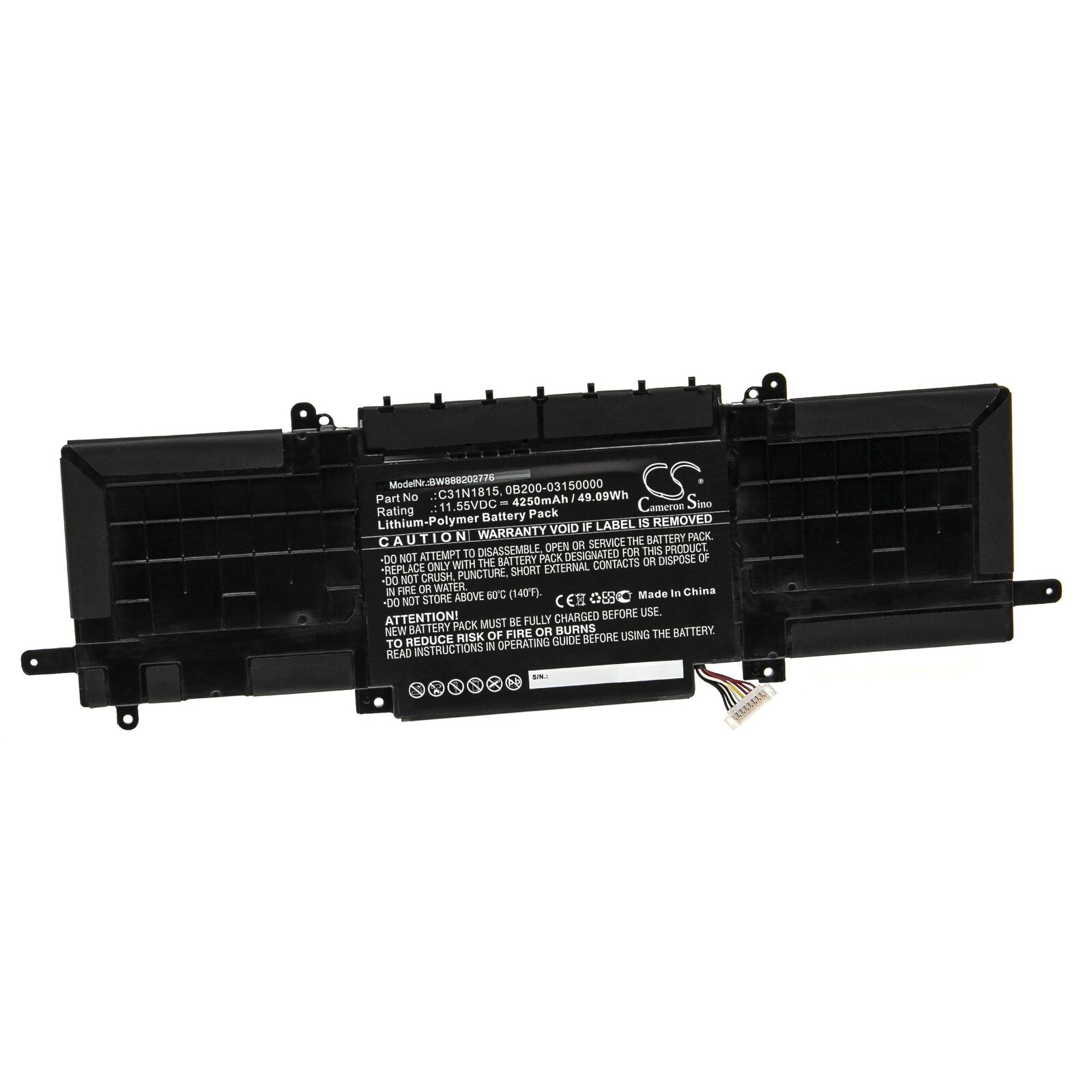 Asus 0B200-03150000, B31BIEH, C31N1815 kompatibelt batterier