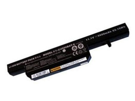 C4500BAT-6 for Clevo & Hi-Grade& Pcspecialist Optimus&ChiliGREEN laptop kompatibelt batterier