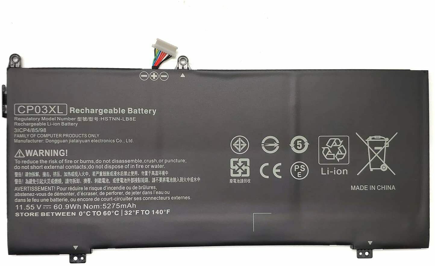 CP03XL HP Specter X360 13 929066-421 929072-855 TPN-Q199 HSTNN-LB8E kompatibelt batterier