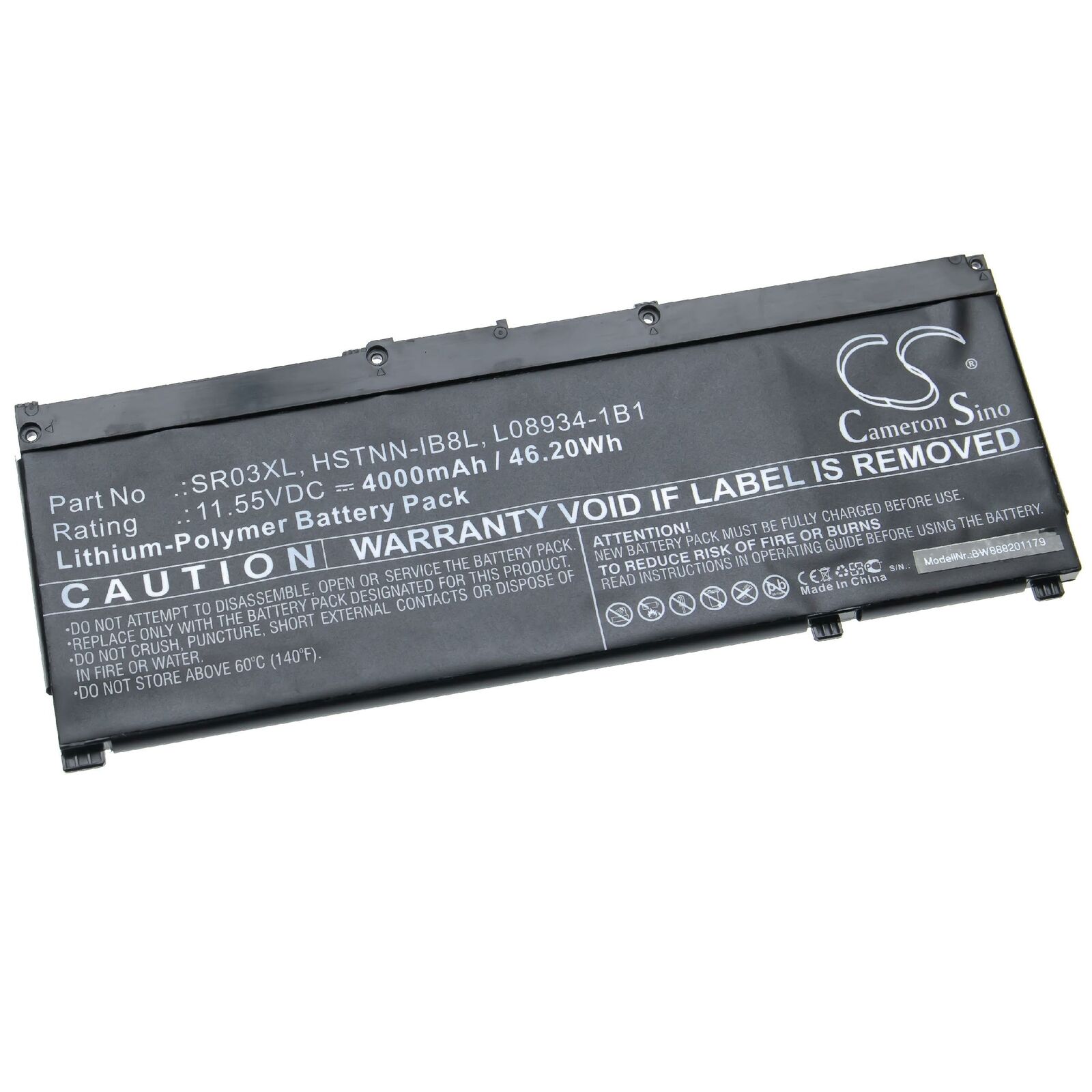 807231-001 TPN-C123 806953-851 HP PAVILION GAMING 17-CD022 kompatibelt batterier