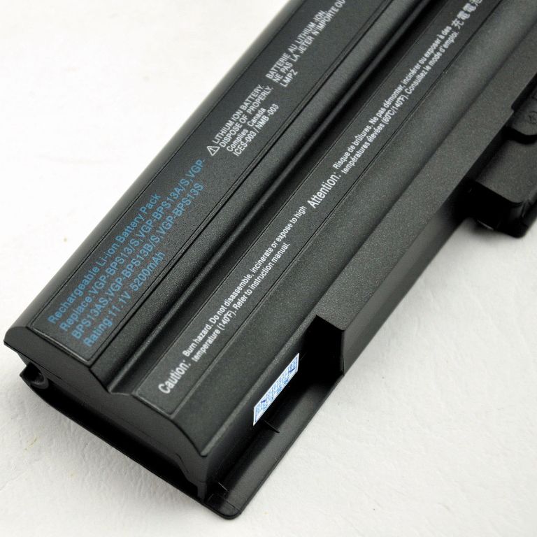Sony Vaio VGN-FW11E VGN-FW11M VGN-FW11S VGN-FW11ZU VGP-BPS13 VGP-BPS13B/Q kompatibelt batterier