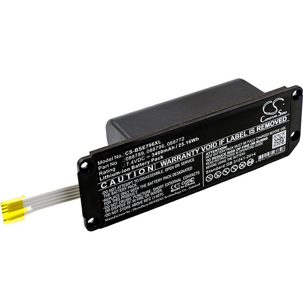 7,4V Bose Soundlink Mini 2 II-088772 088789 088796-3400mAh kompatibelt batterier