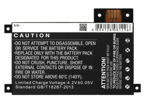 3.7V Amazon D01200 DR-A014 Kindle touch 170-1056-00 kompatibelt batterier