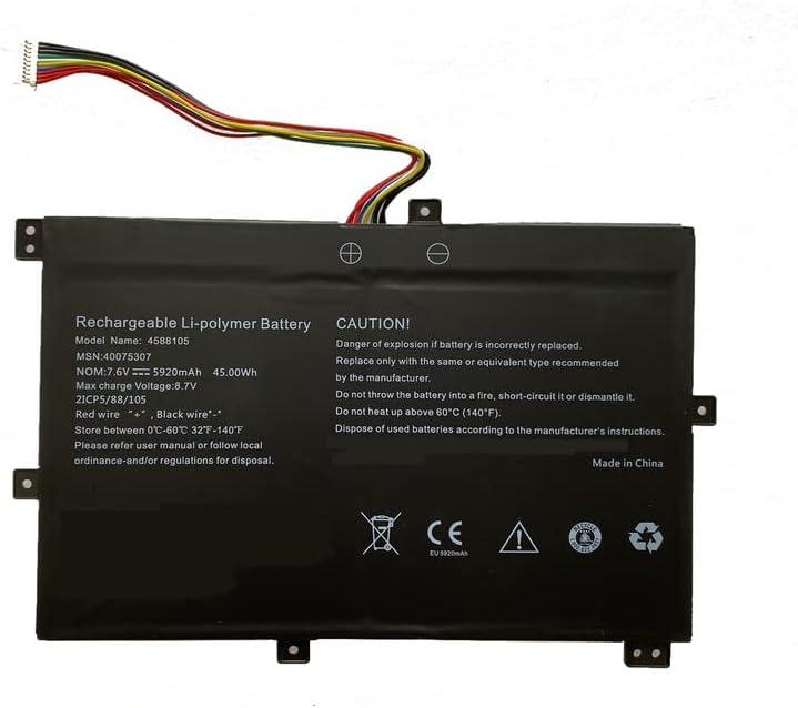 WinBook CW140 MEDION S4403 S4402 S4401 4588105 40069191 7.6V 45Wh kompatibelt batterier