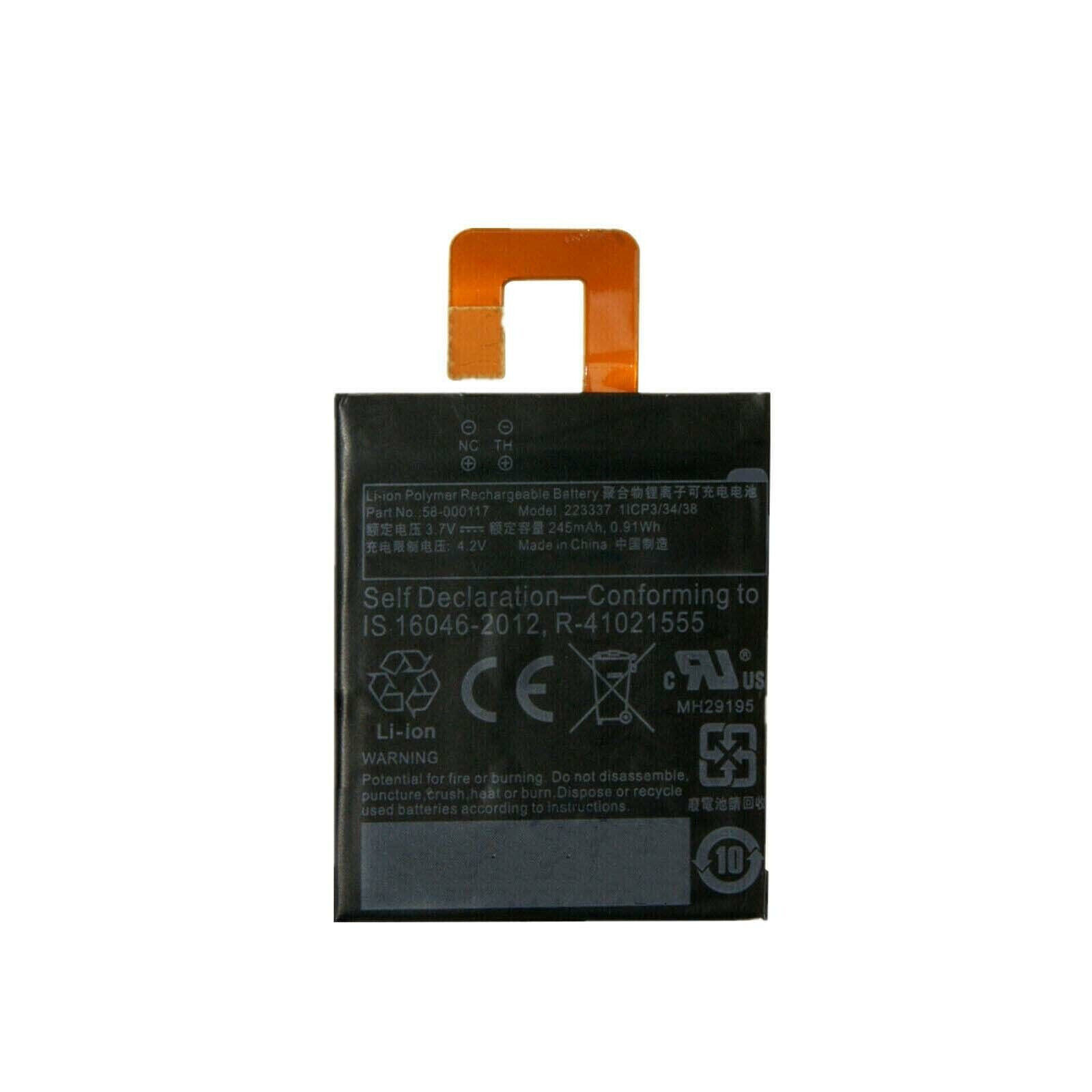58-000117 223337 Amazon Kindle Oasis 1 8th Gen 6 SW56RW (2016) kompatibelt batterier