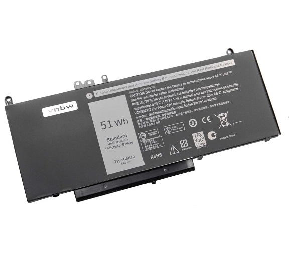Dell E5450 Latitude 3150 3160 E5250 E5450 E5550 6MT4T 8V5G kompatibelt batterier