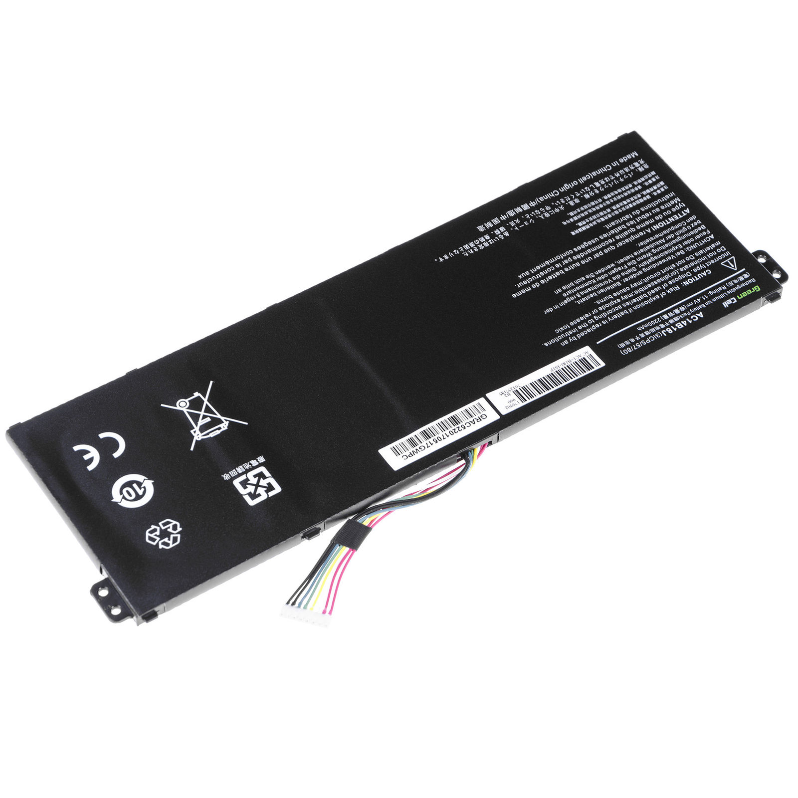 11.4V Acer AC14B13J AC14B13K AC14B18J AC14B18K kompatibelt batterier