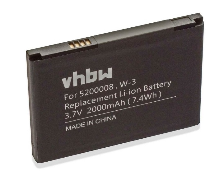 W-3 Netgear Aircard AC785S 2000mAh 3,7V Li-Ion kompatibelt batterier - Trykk på bildet for å lukke
