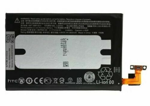 HTC One M8 M8S E8 Dual Sim B0P6B100 2600 mAh kompatibelt batterier