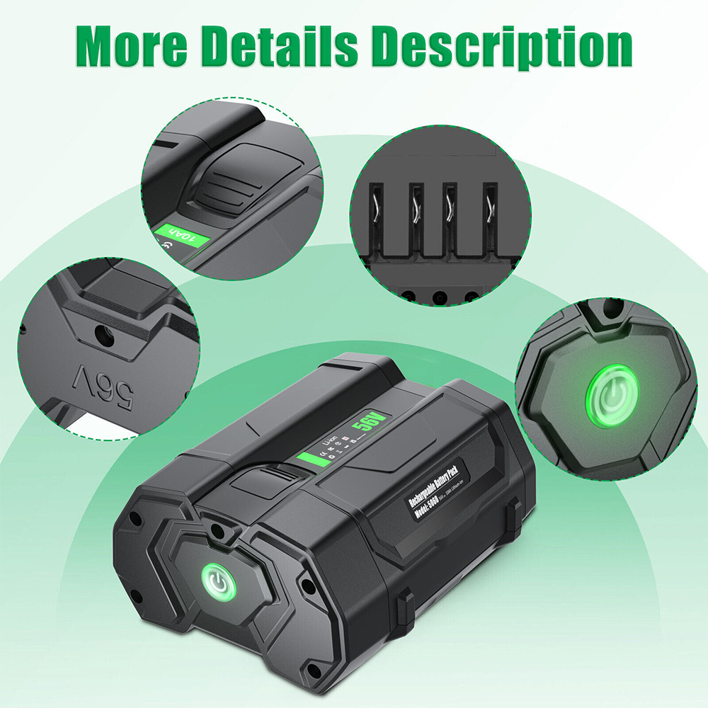 9000mAh EGO BA2800 BA2800T BA4200 BA4200T BA1400 BA1400T kompatibelt batterier