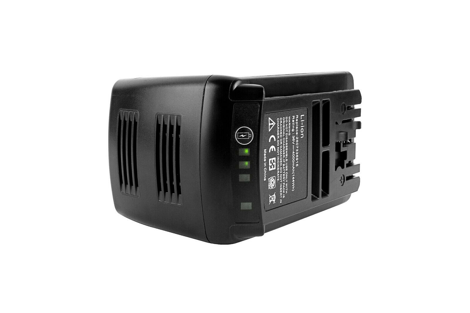 Bosch 2607336001 2607336002 2607336003 4000mAh 36V Li-Ion kompatibelt batterier