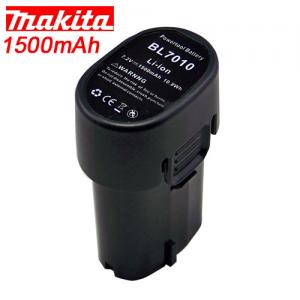 7.2V 1500mAh Makita 194355-4, 194356-2, BL7010 kompatibel Batteri