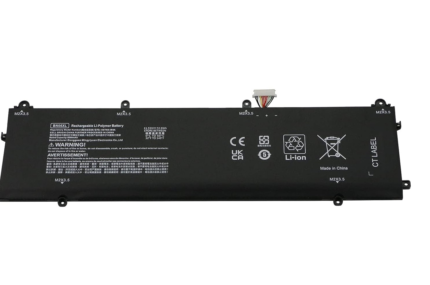 BN06XL HP Spectre X360 15-EB0005UR 15-EB0035TX 15-EB0025TX 15-EB0053TX kompatibelt batterier