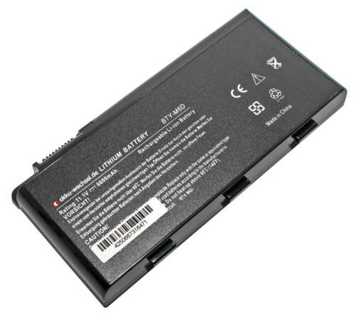 MSI GX660 GX660D GX660DX GX660DXR GX660R GX680 kompatibelt batterier