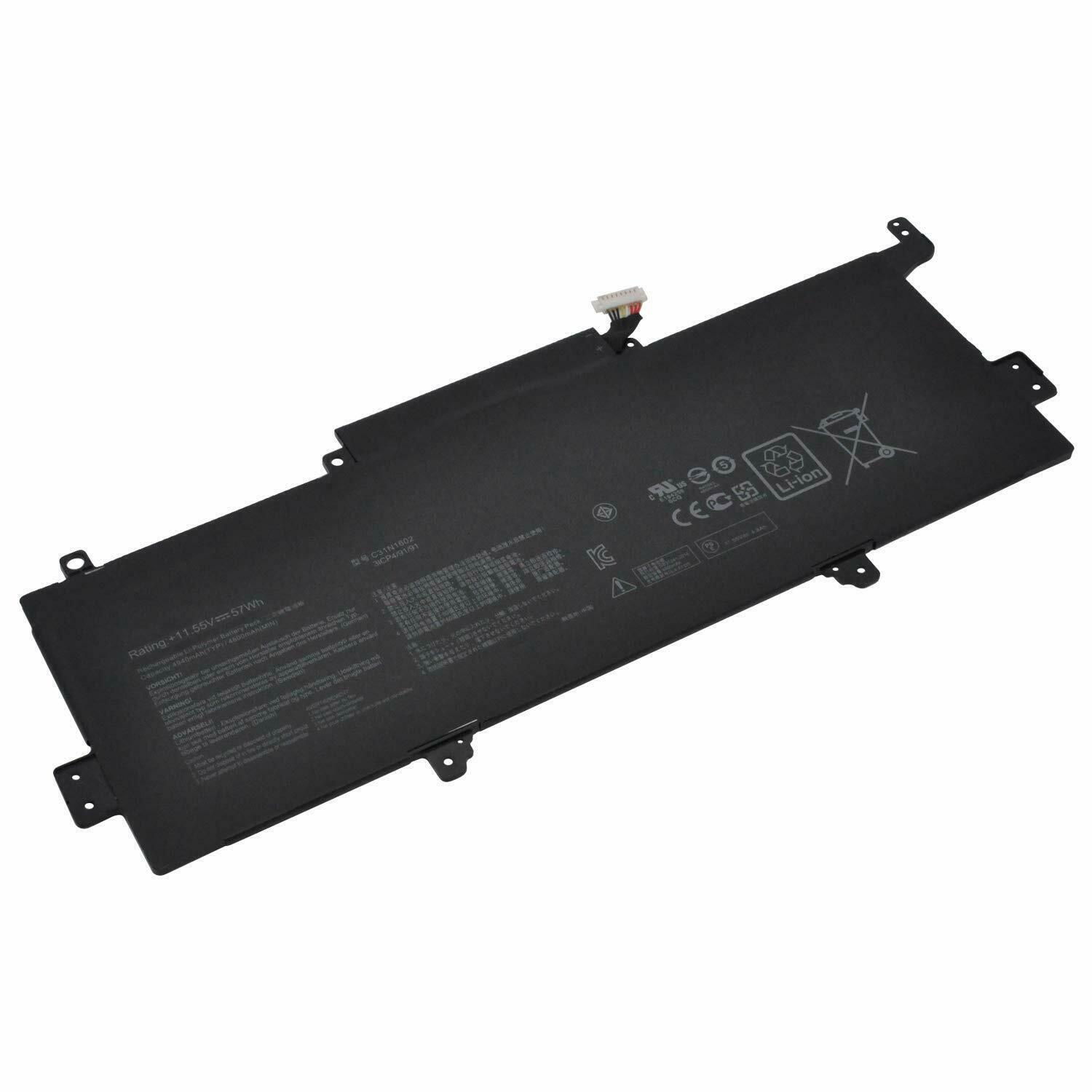 C31N1602 Asus Zenbook UX330 UX330UAK UX330UA UX330U UX330UA-1A kompatibelt batterier - Trykk på bildet for å lukke