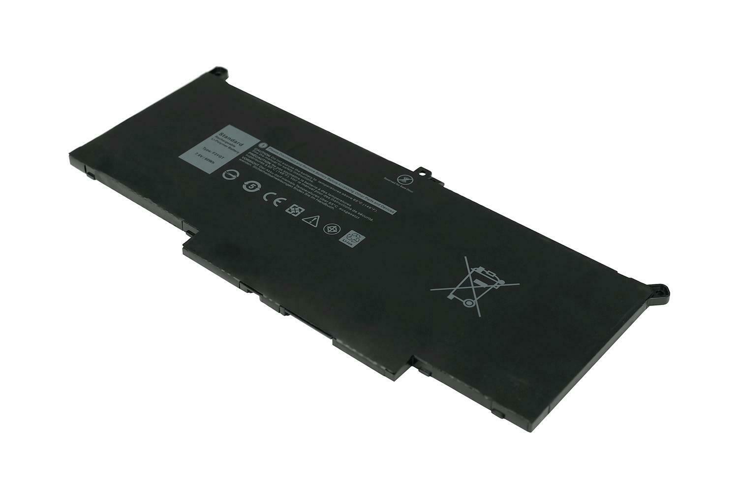 Dell Latitude 12 7000 7280 7480 DM3WC 0DM3WC 2X39G 7.6V F3YGT kompatibelt batterier