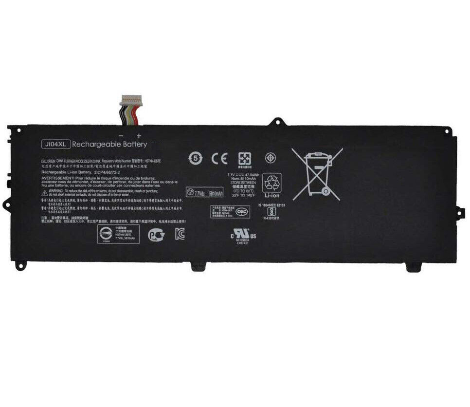 JI04XL HP Elite x2 1012 G2 901247-855 901307-541 HSTNN-DB8I kompatibelt batterier