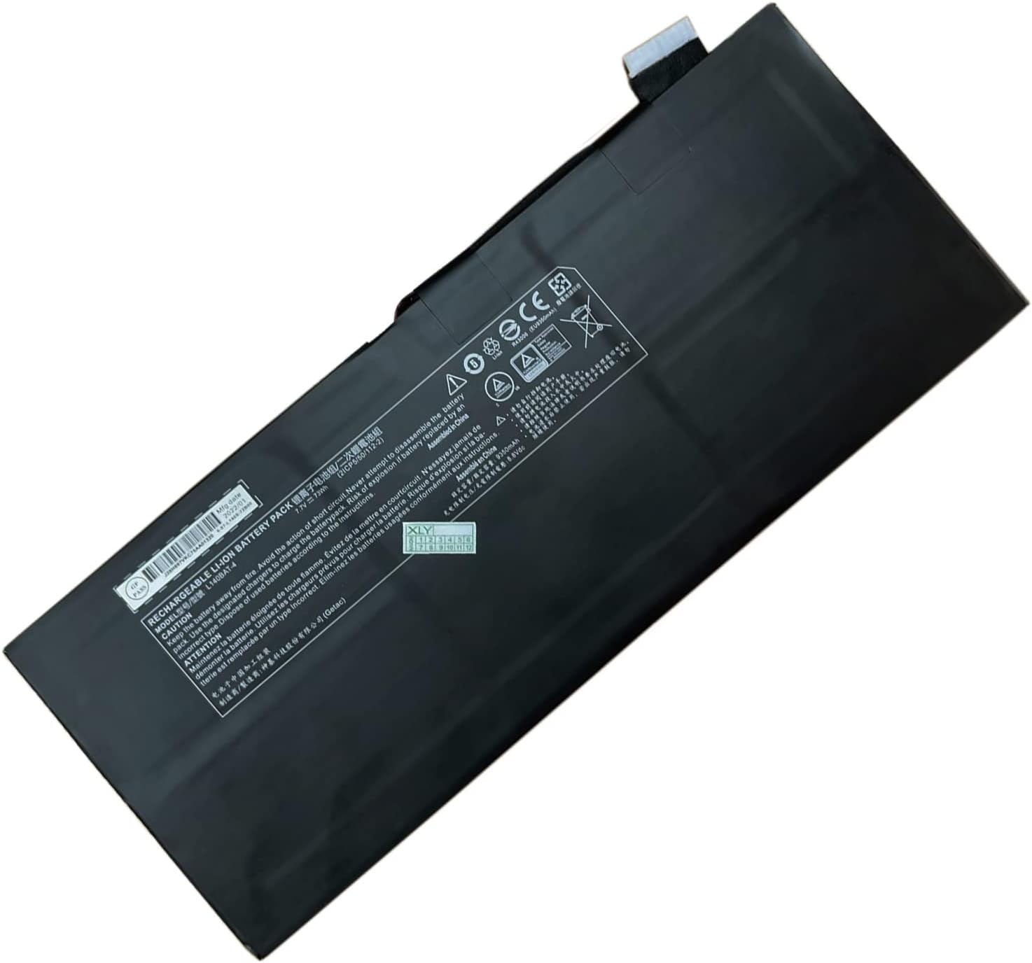 L140BAT-4 CLEVO L140CU L141CU L140MU L141MU 6-87-L140S-72B01 kompatibelt batterier