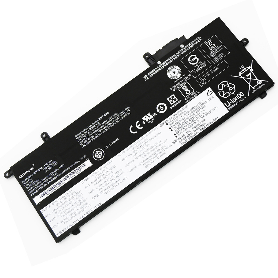 Lenovo ThinkPad X280 A285 L17C6P71 SB10K97619 L17L6P71 01AV472 11.4V kompatibelt batterier