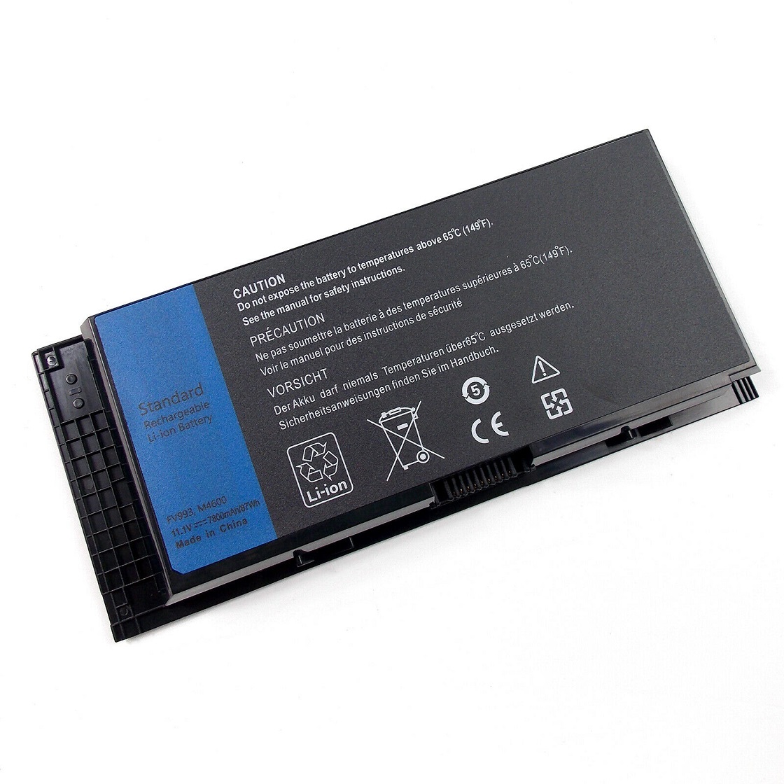 7800mAh DELL Precision M6800 FV993 5V19F R7PND kompatibelt batterier
