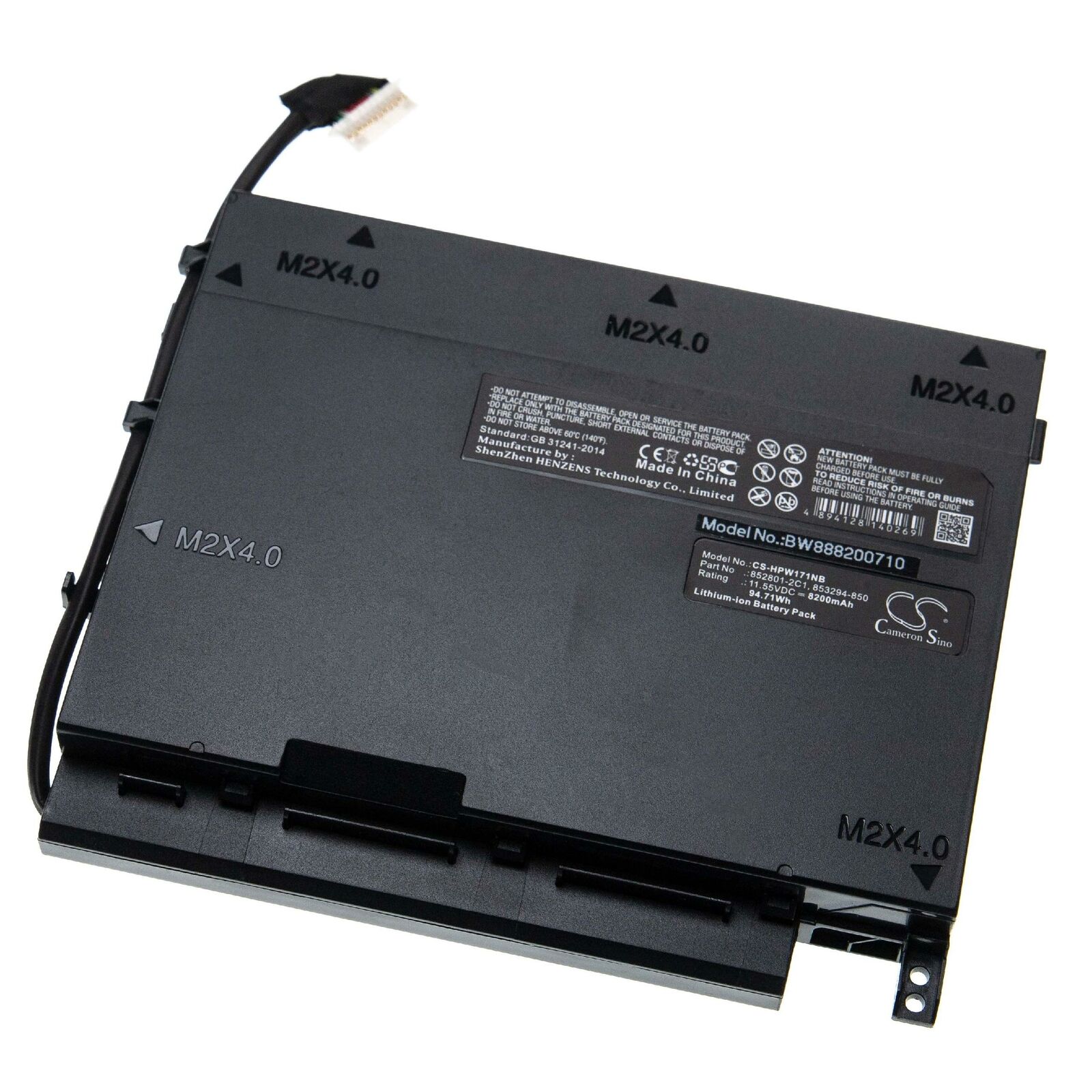 HP PF06XL 11,55V 8290mAh/95,8Wh Li-Polymer kompatibelt batterier