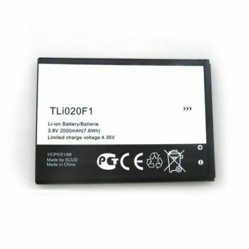 ALCATEL TLI020F1/ F7 VODAFONE SMART TURBO 7 PIXI 4 (5) OT U5 2000mAh kompatibelt batterier