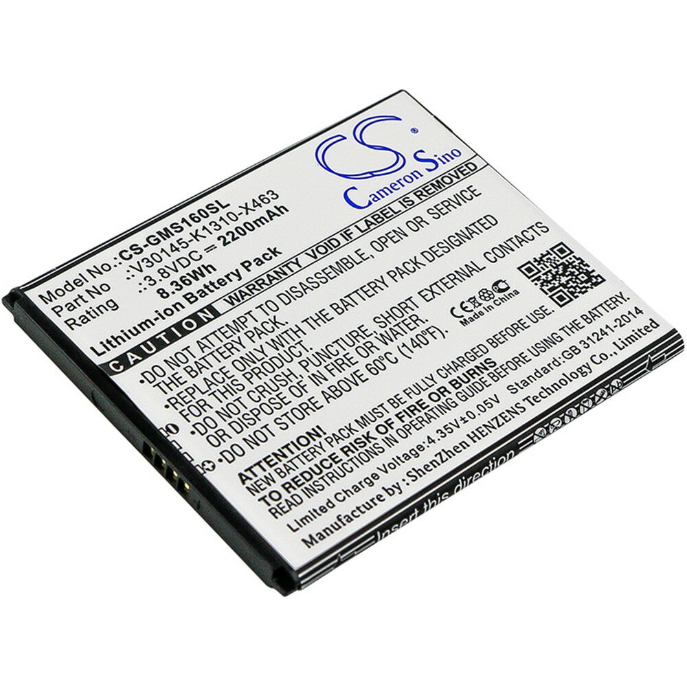 3,8V Li-Ion Gigaset GS160 GS170 -V30145-K1310-X463-2200mAh kompatibelt batterier - Trykk på bildet for å lukke