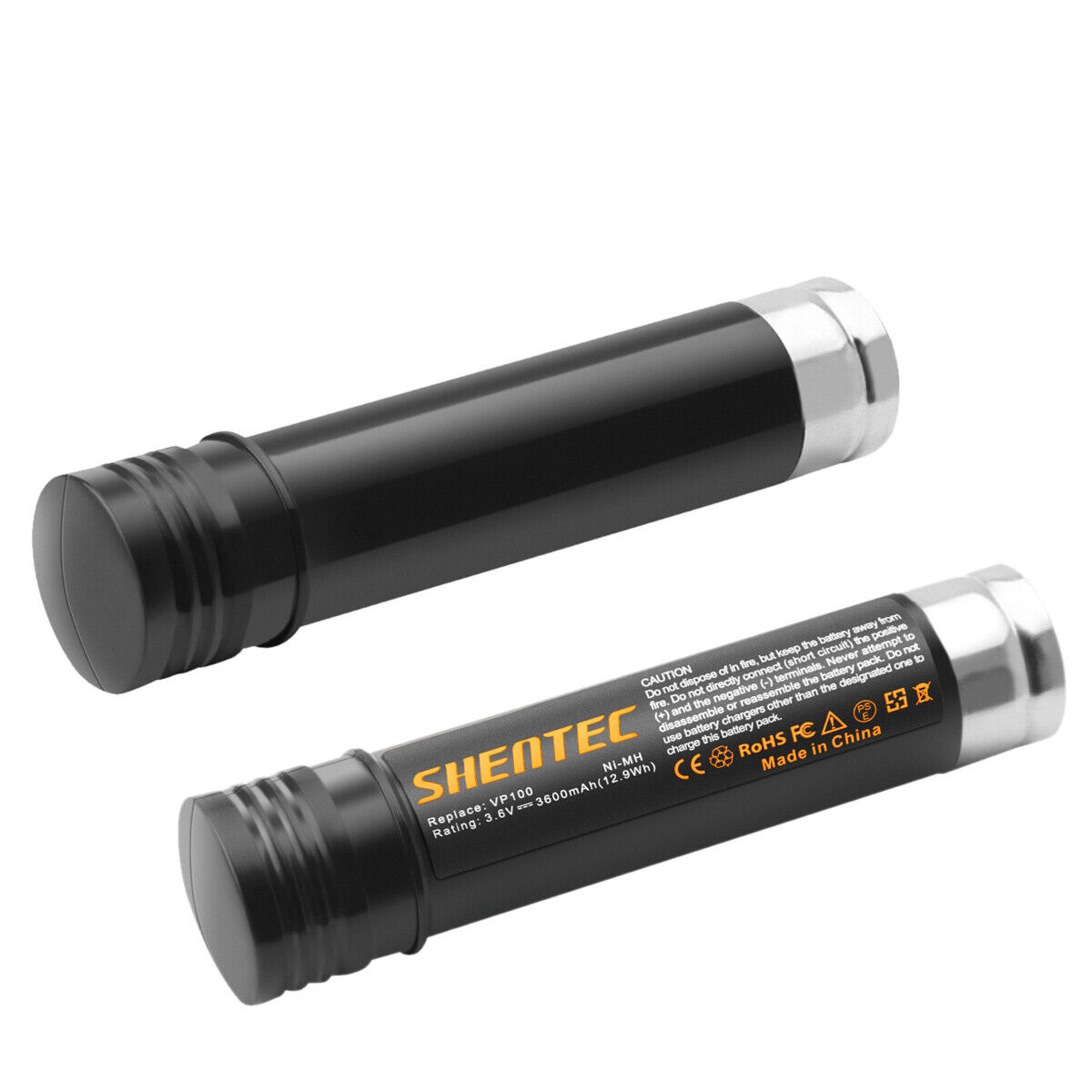 2X 3.6V 3600mAh Ni-MH Black & Decker 383900-004,151 995-02,388183-00 ,VP100 kompatibelt batterier