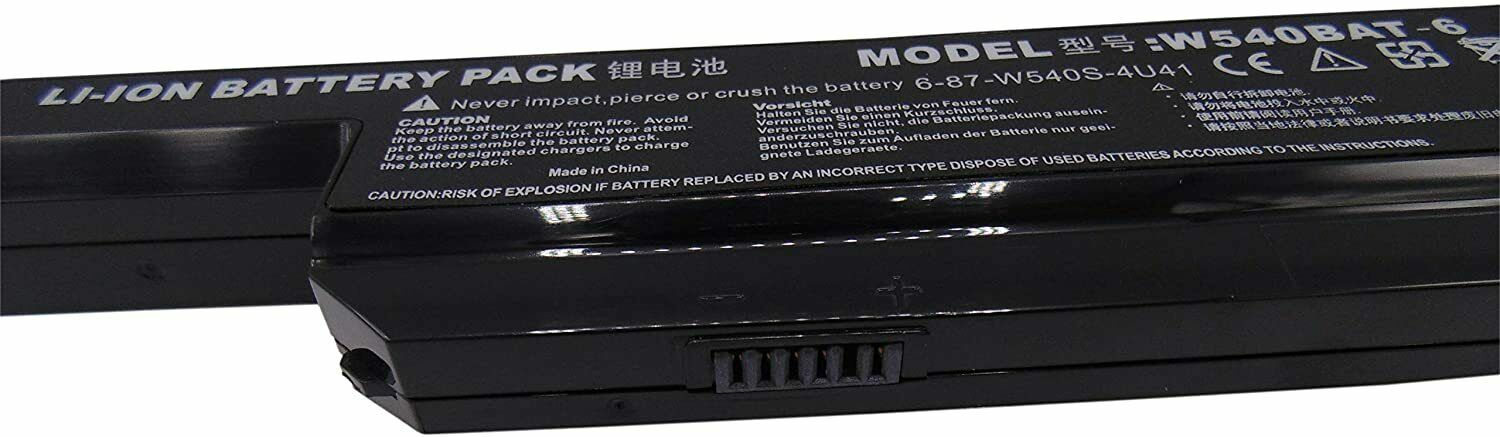 W540BAT-6 Clevo W540EU W54EU W550 W550EU W55EU W540 kompatibelt batterier - Trykk på bildet for å lukke